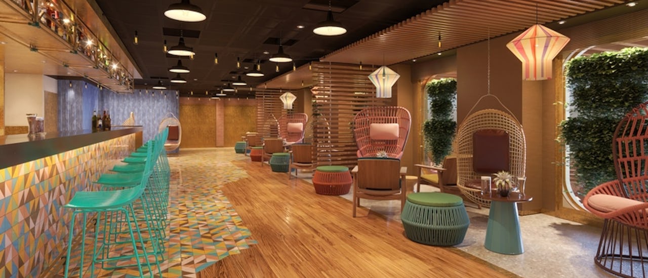 Strand-stemning med livemusik i "The Local Bar & Grill"