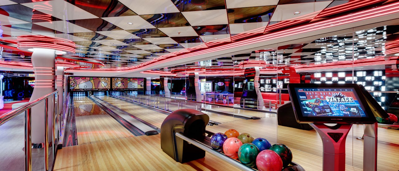 På med bowlingskoene