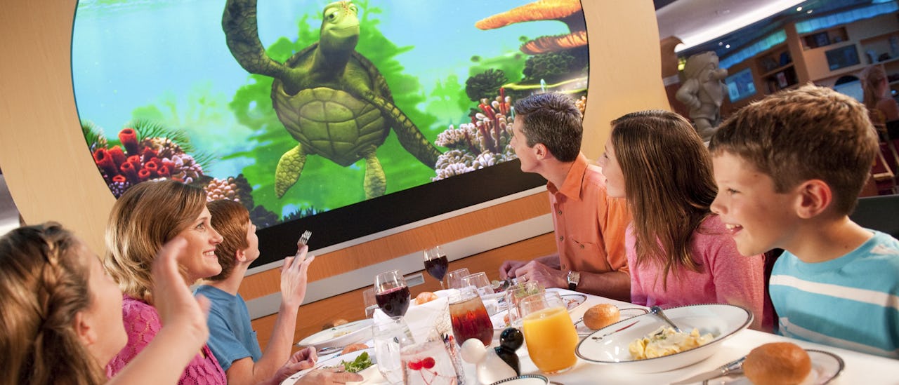 I restauranten Animatos´s Palate bydes du på et interaktivt middagsshow mens du spiser