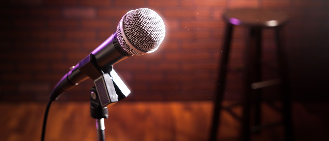 I The Punchliner Comedy Club konkurrerer forskellige komikere om at underholde derespublikum på bedste vis.