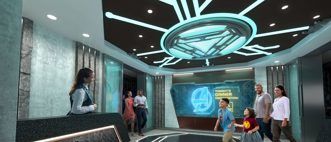 Familiemiddag i Worlds of Marvel