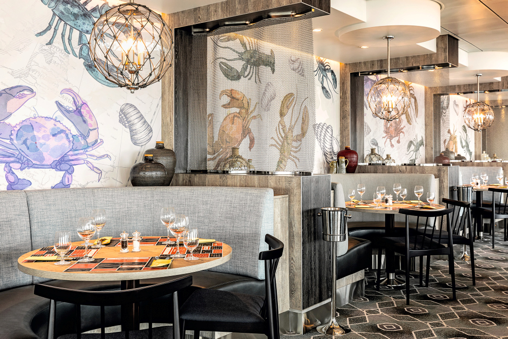 På Fischmarkt kan du nyde sushi og andre eksklusive retter