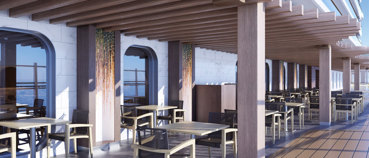 Besøg Ocean Boulevards store udvalg af barer og udendørs restauranter