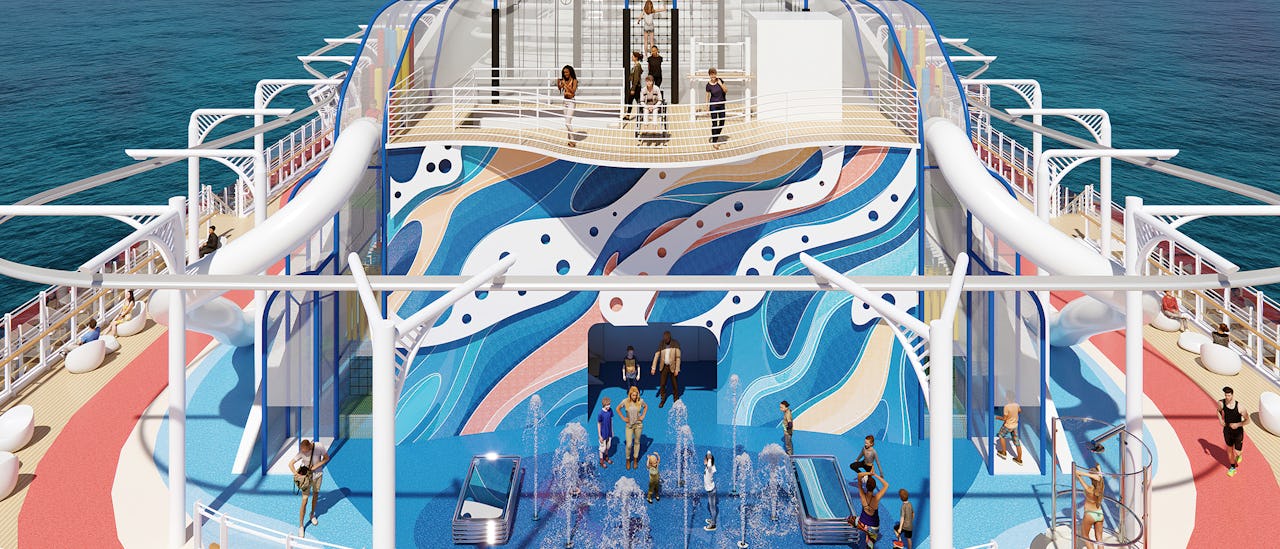 Have fun in the splash area