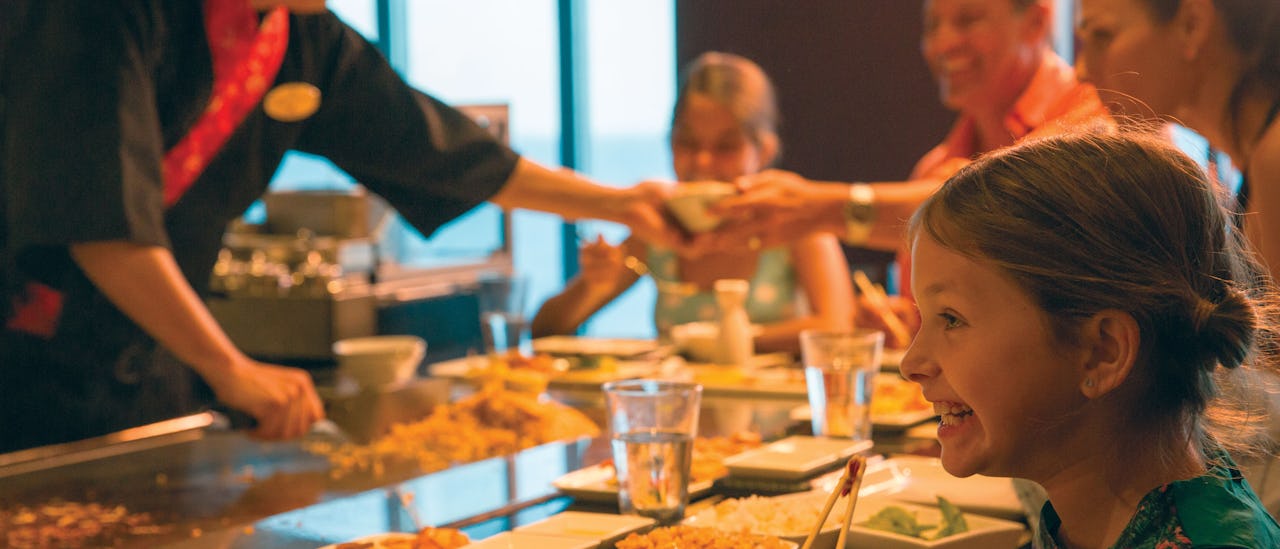 Specialrestauranten Teppanyaki (mod ekstra betaling)