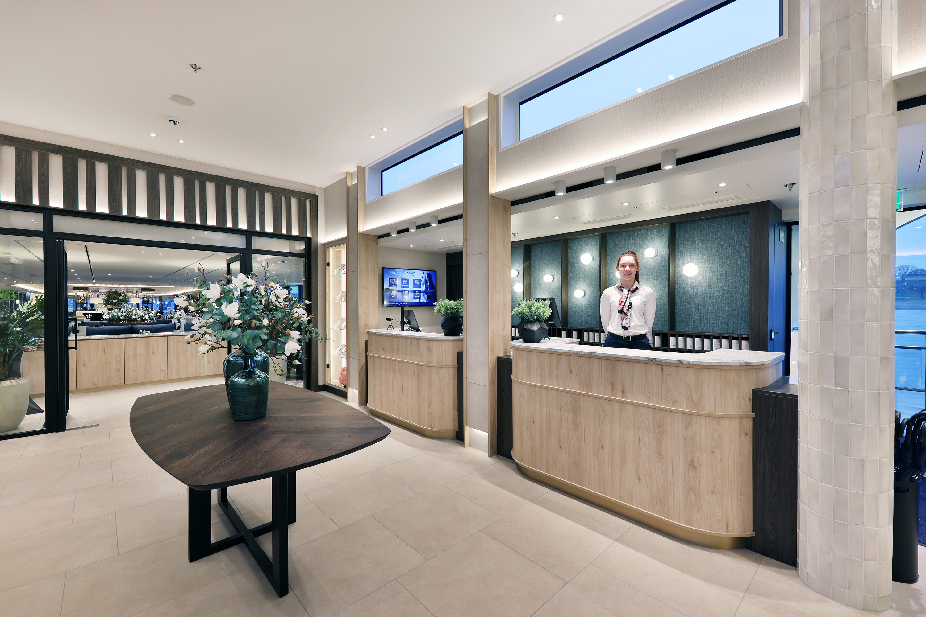 Du bliver budt velkommen gennem en imødekommende lobby