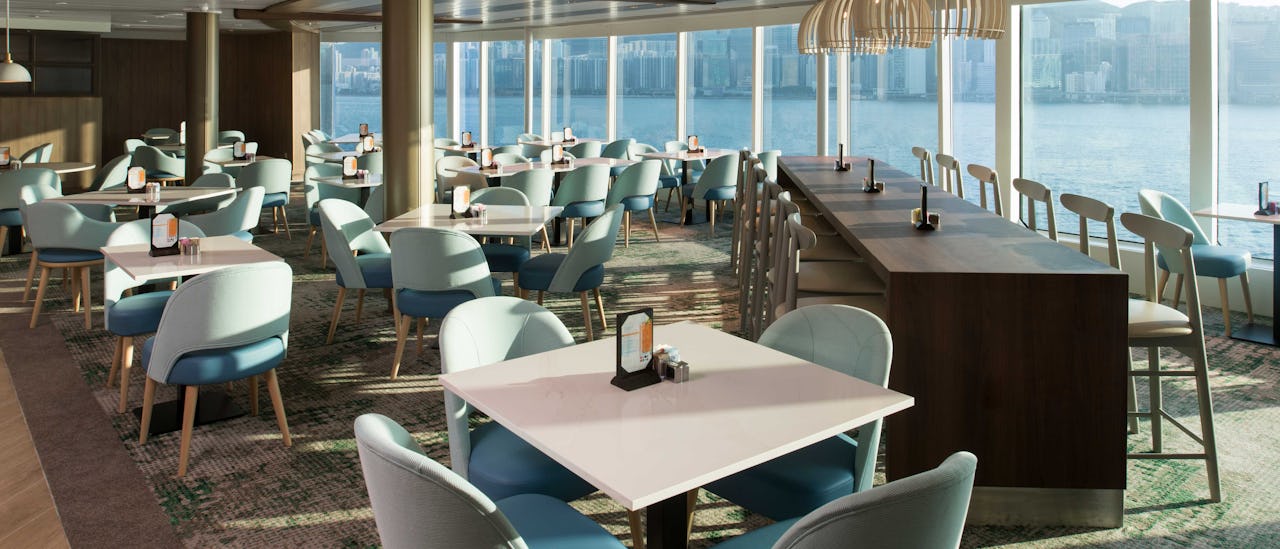 Nyd en verden af ??smagsoplevelser i den markedsplads-inspirerede Oceanview Café