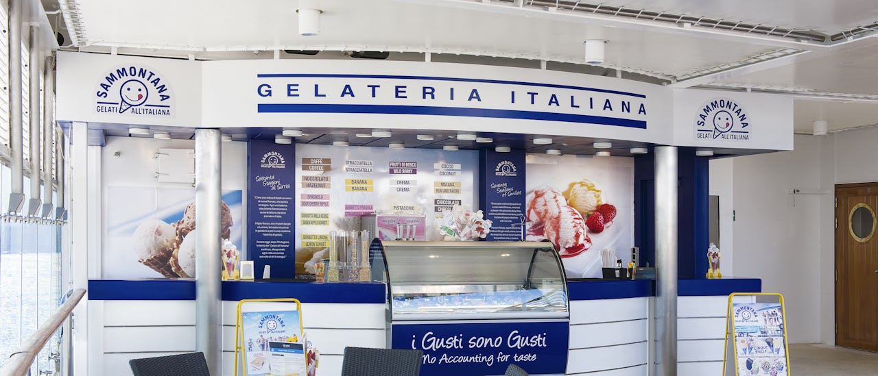 Ægte italiensk "gelato"