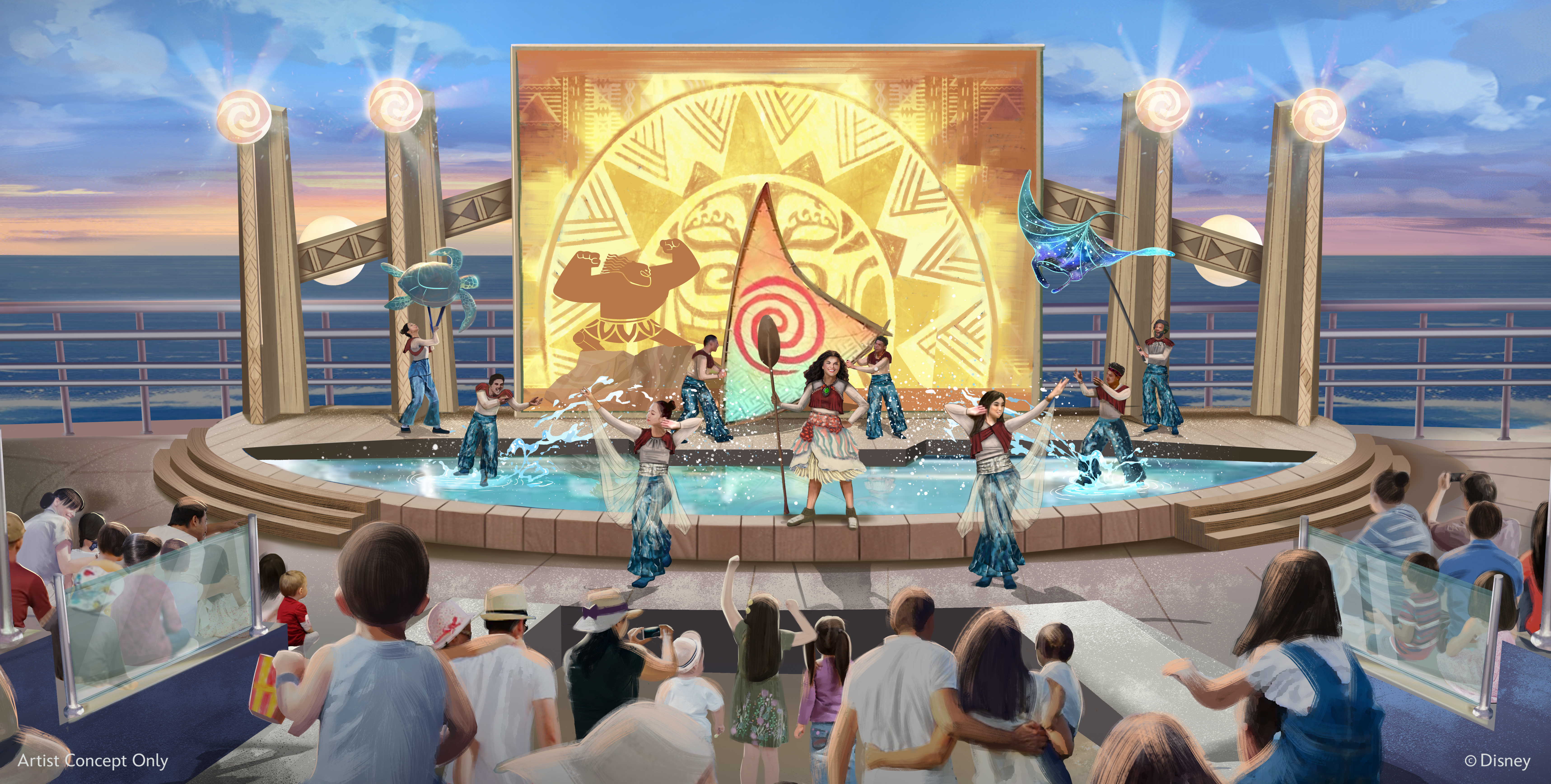 Musicalen Moana: Call of the Sea