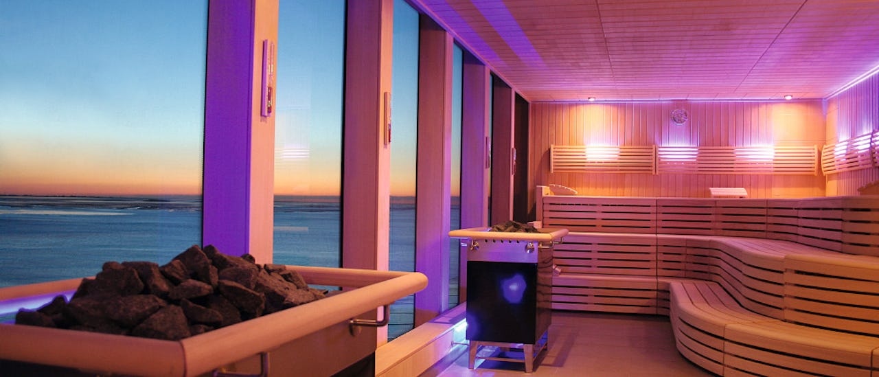 Finsk badstue med fantastisk utsikt