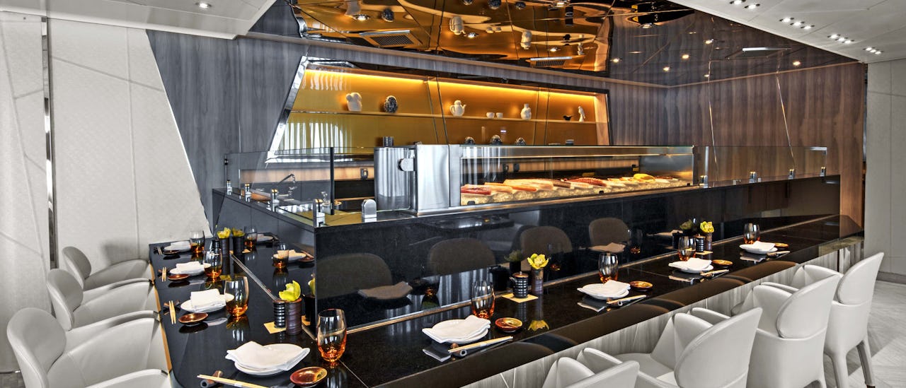 Japanske smagsoplevelser i restaurant "Sushi"