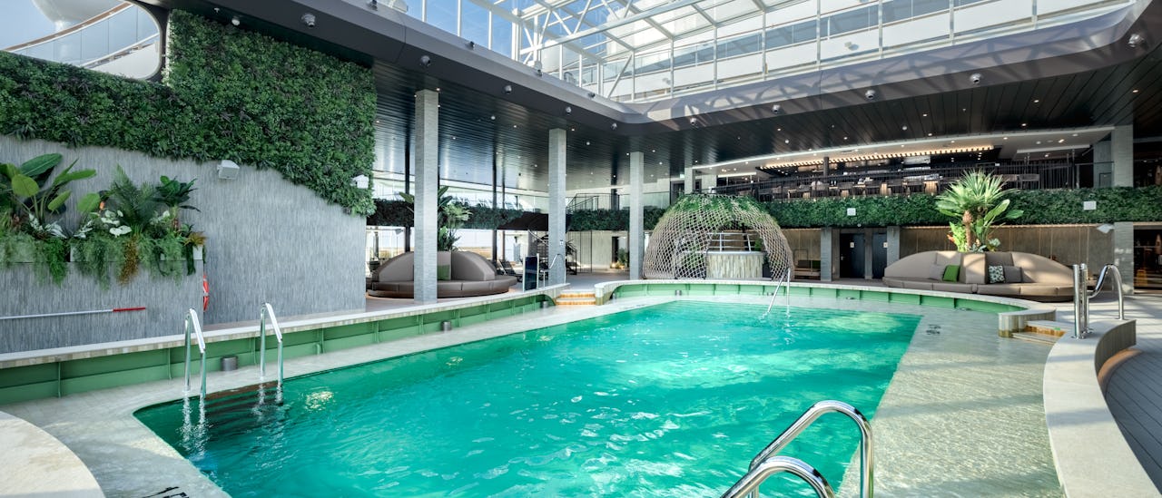 Den ultimative afslapning ved poolen i Botanic Garden