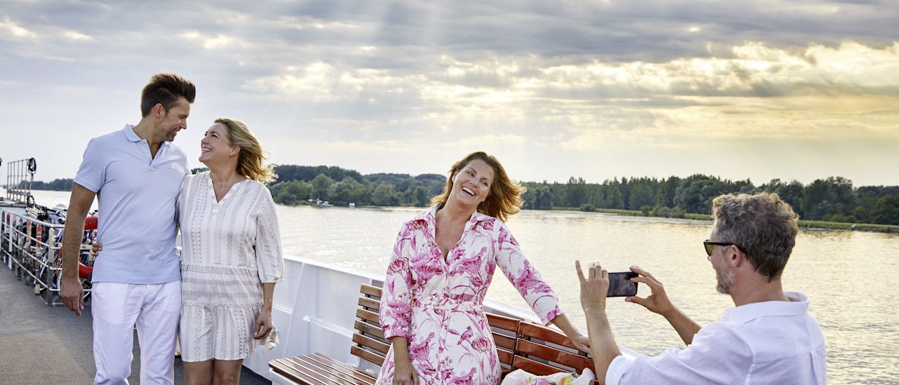 Nyd udsigten på soldækket