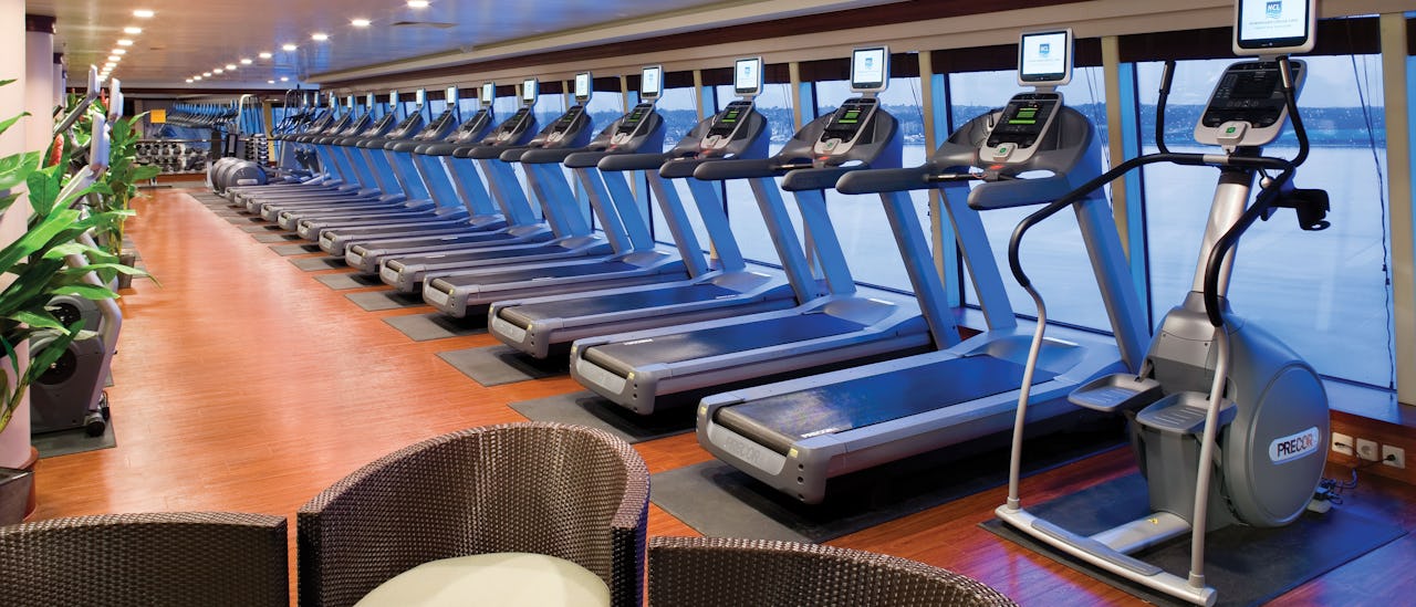 Träna med havsutsikt