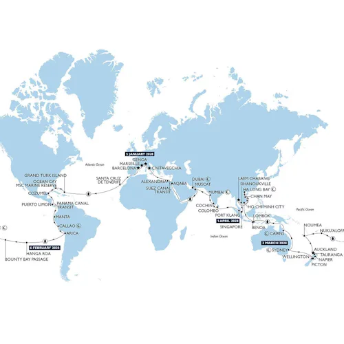 MSC World Cruise 2028