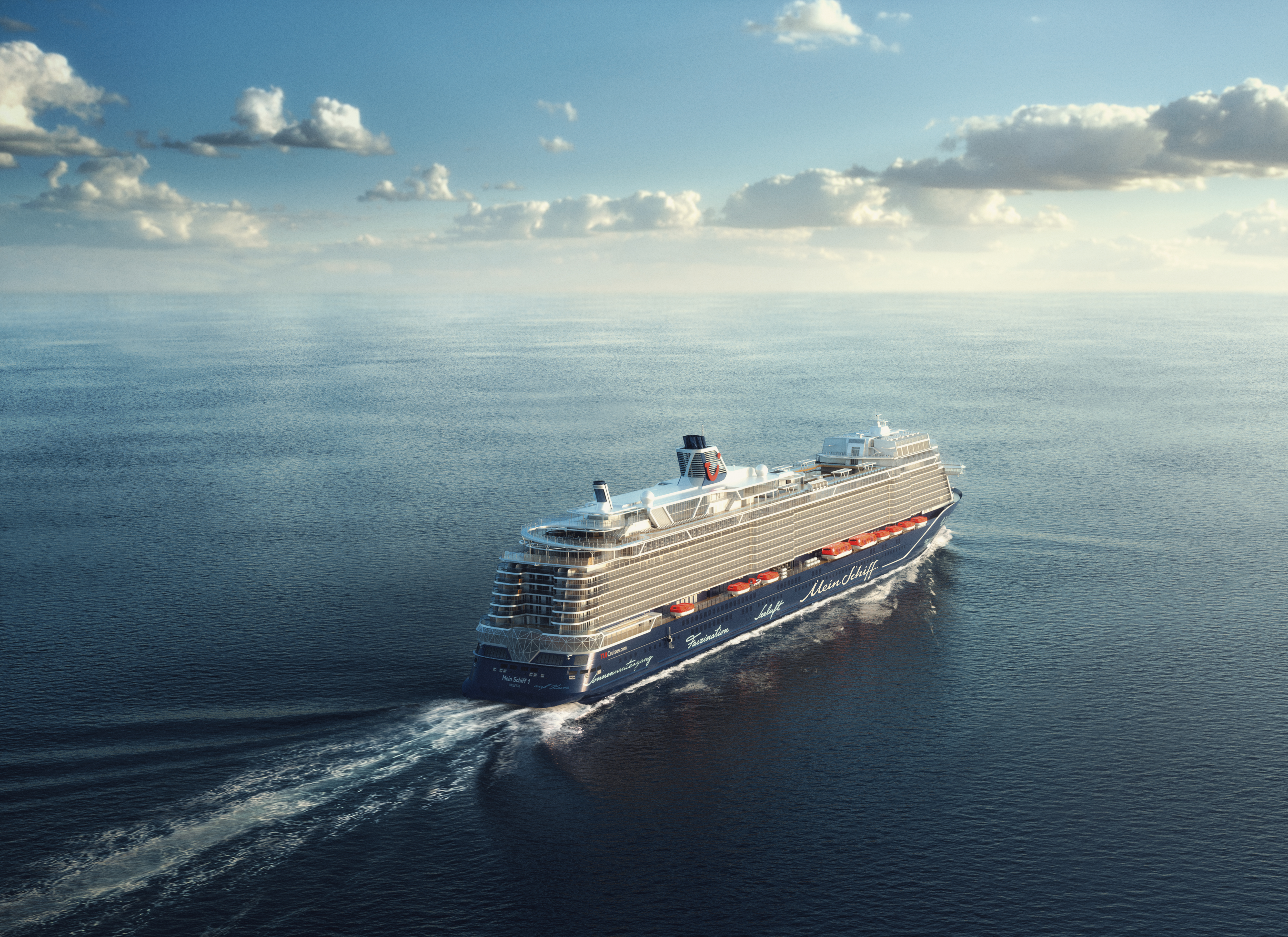 Nuværende placering for Mein Schiff 1