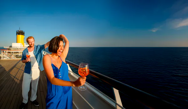 Gratis drikkepakke med Costa Cruises